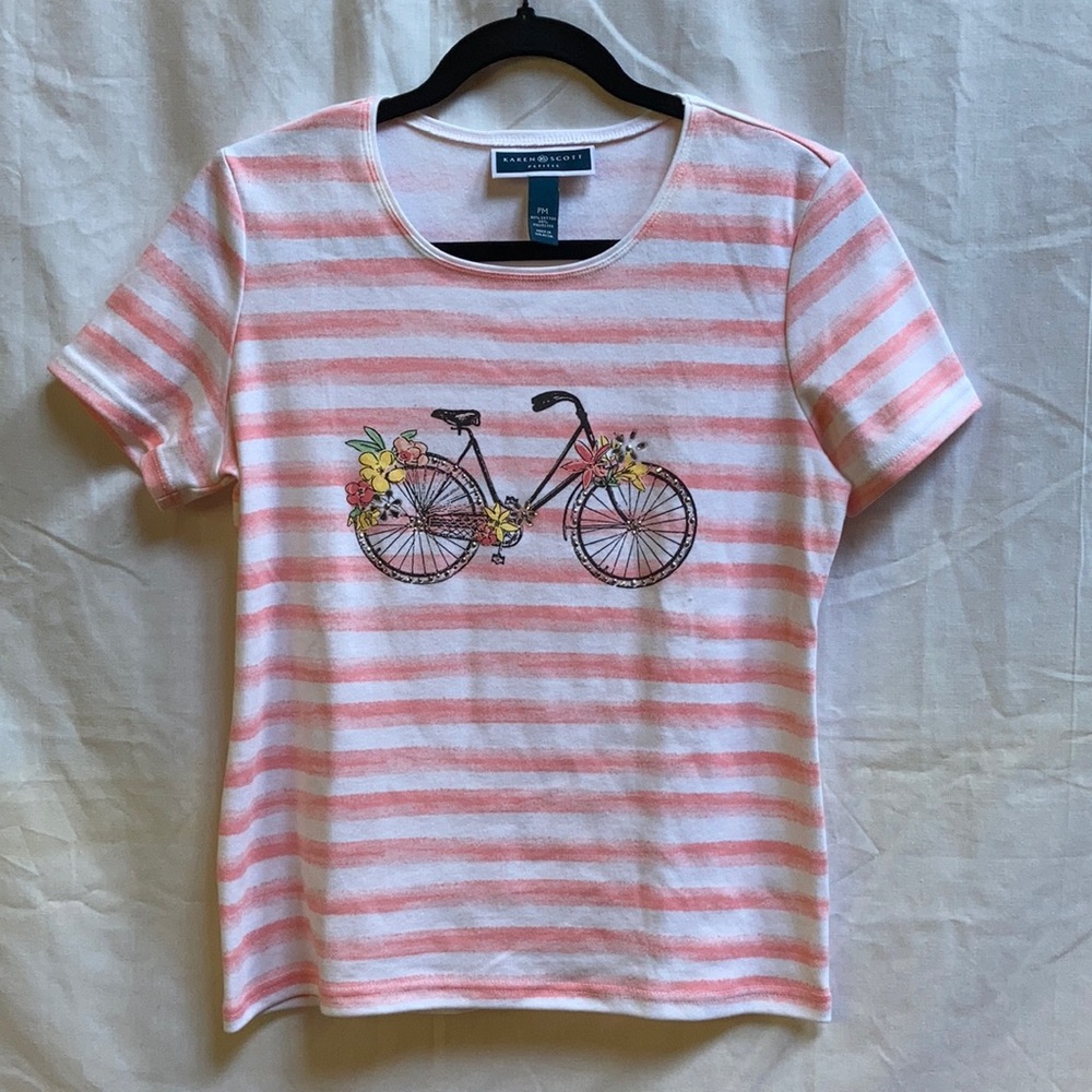 Karen Scott petites embellished top